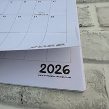 Load image into Gallery viewer, 2026 Monthly Wall Calendar