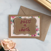 Load image into Gallery viewer, Just a Note Card