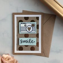Load image into Gallery viewer, Smile Camera Card