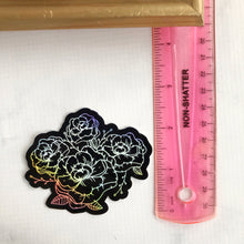 Load image into Gallery viewer, Peony Flowers Holographic WATERPROOF Sticker