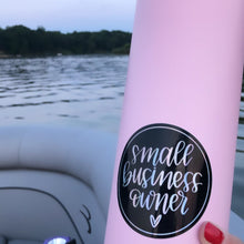 Load image into Gallery viewer, Small Business Owner Holographic WATERPROOF Sticker