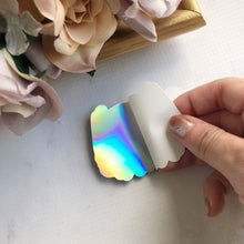 Load image into Gallery viewer, Happy Looks Good on You Holographic WATERPROOF Sticker