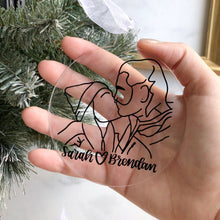 Load image into Gallery viewer, Custom Portrait Holiday Ornament - Made to Order