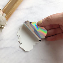 Load image into Gallery viewer, Peony Flowers Holographic WATERPROOF Sticker