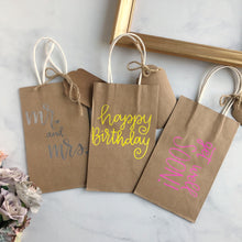 Load image into Gallery viewer, Small Hand-lettered Gift Bags