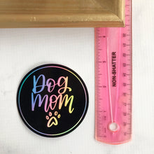 Load image into Gallery viewer, Dog Mom Holographic WATERPROOF Sticker

