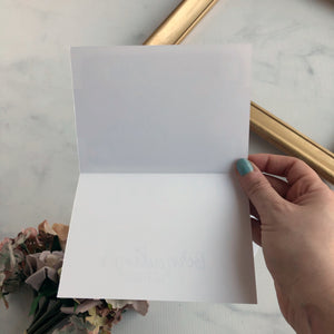 Thank You Card - Gold Anchor