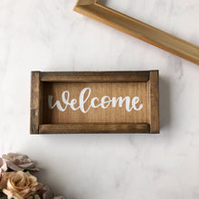 Load image into Gallery viewer, Welcome Wood Sign
