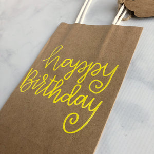 Small Hand-lettered Gift Bags