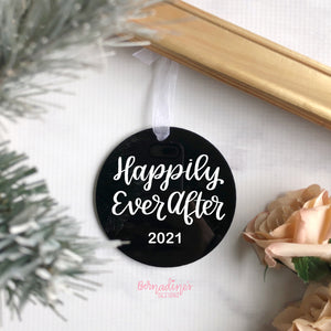 Happily Ever After 2021 Holiday Ornament - Made to Order